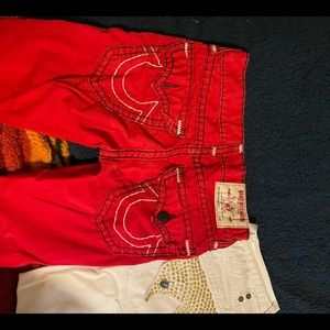 True religion jeans red